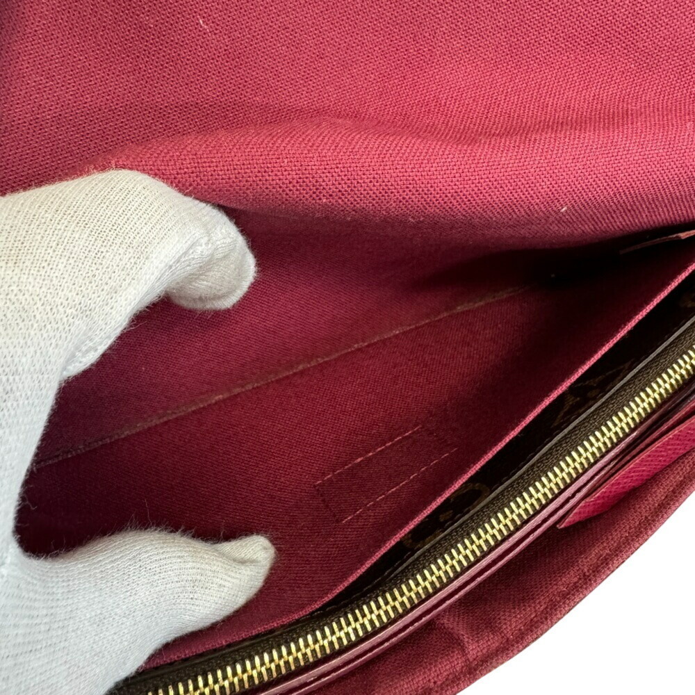 LOUIS VUITTON Brown Monogram Pochette Shoulder Bag - Picture 8 of 14